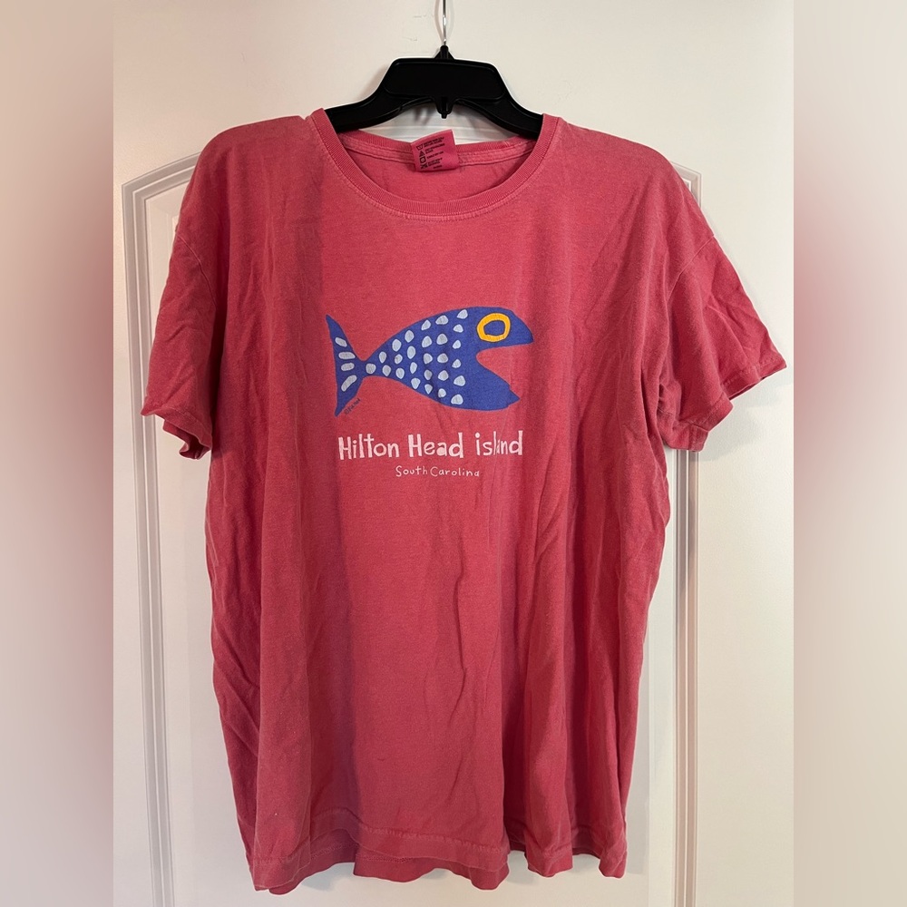 Comfort Colors Bright Peach Hilton Head Island T-Shirt